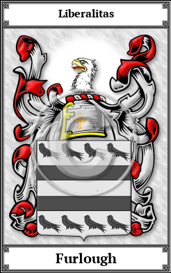 Furlough Family Crest Download (JPG)  Book Plated - 150 DPI