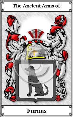 Furnas Family Crest Download (JPG) Book Plated - 600 DPI