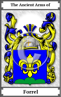 Forrel Family Crest Download (JPG)  Book Plated - 150 DPI