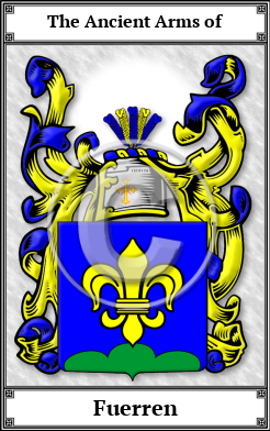 Fuerren Family Crest Download (JPG)  Book Plated - 150 DPI