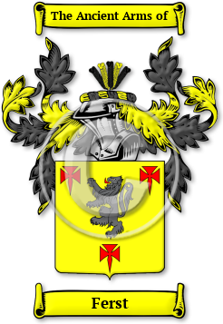 Ferst Family Crest Download (JPG) Legacy Series - 600 DPI