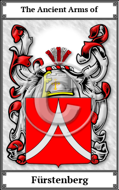 Fürstenberg Family Crest Download (JPG)  Book Plated - 150 DPI