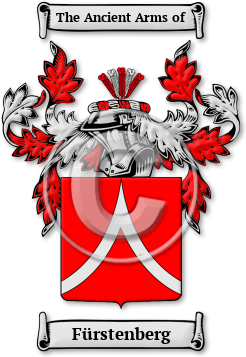 Fürstenberg Family Crest Download (jpg) Legacy Series - 150 DPI