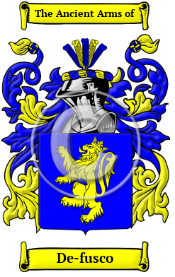 De-fusco Family Crest Download (JPG) Heritage Series - 300 DPI