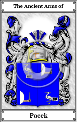 Pacek Family Crest Download (JPG)  Book Plated - 150 DPI