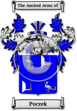 Poczek Family Crest Download (JPG) Legacy Series - 600 DPI