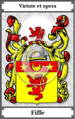 Fiffe Family Crest Download (JPG)  Book Plated - 150 DPI