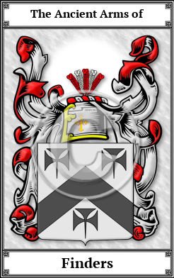 Finders Family Crest Download (JPG)  Book Plated - 150 DPI