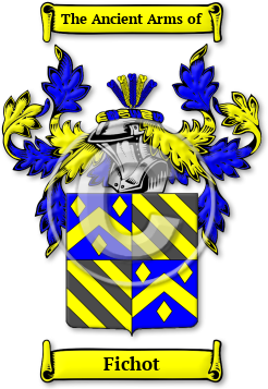 Fichot Family Crest Download (jpg) Legacy Series - 150 DPI