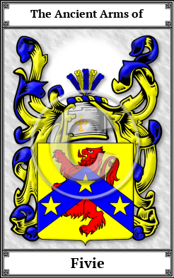 Fivie Family Crest Download (JPG)  Book Plated - 150 DPI