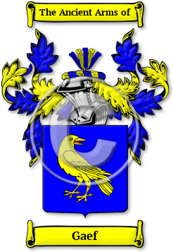 Gaef Family Crest Download (jpg) Legacy Series - 150 DPI