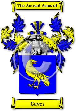 Gaves Family Crest Download (jpg) Legacy Series - 150 DPI