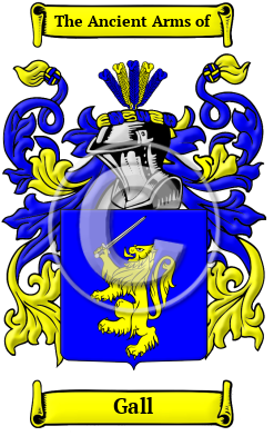 Gall Family Crest Download (JPG) Heritage Series - 600 DPI
