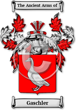 Gaschler Family Crest Download (jpg) Legacy Series - 150 DPI
