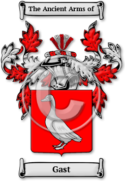 Gast Family Crest Download (jpg) Legacy Series - 150 DPI