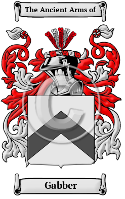 Gabber Family Crest Download (JPG) Heritage Series - 600 DPI