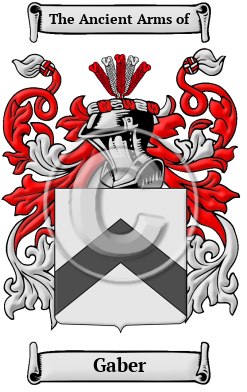 Gaber Family Crest Download (JPG) Heritage Series - 600 DPI