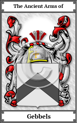 Gebbels Family Crest Download (JPG) Book Plated - 600 DPI