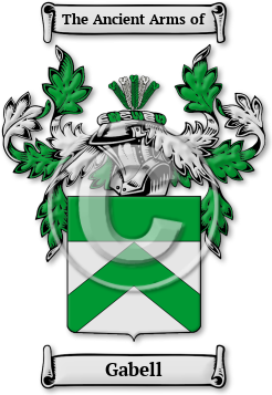 Gabell Family Crest Download (jpg) Legacy Series - 150 DPI