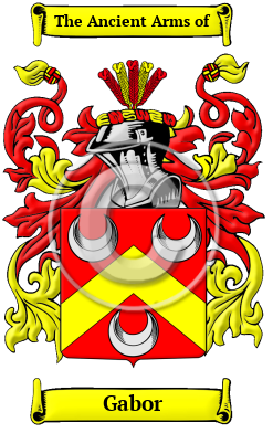 Gabor Name Meaning, Family History, Family Crest & Arms