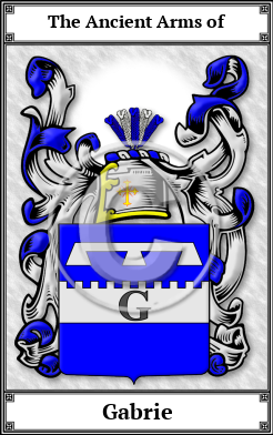 Gabrie Family Crest Download (JPG)  Book Plated - 150 DPI