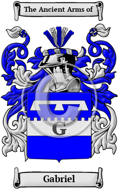Gabriel Family Crest Download (JPG) Heritage Series - 600 DPI