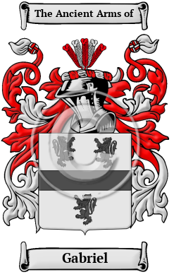 Gabriel Family Crest Download (JPG) Heritage Series - 600 DPI