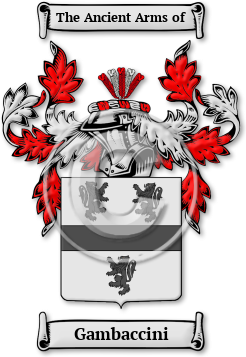 Gambaccini Family Crest Download (jpg) Legacy Series - 150 DPI