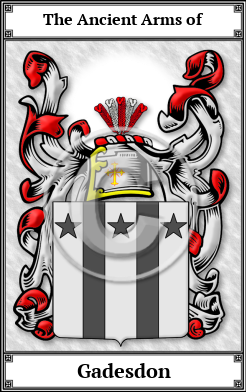 Gadesdon Family Crest Download (JPG)  Book Plated - 150 DPI