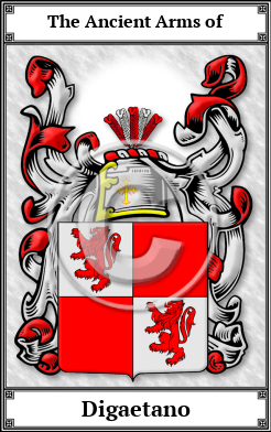 Digaetano Family Crest Download (JPG)  Book Plated - 150 DPI