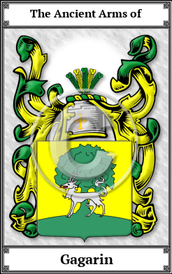 Gagarin Family Crest Download (JPG) Book Plated - 600 DPI