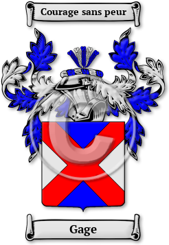 Gage Family Crest Download (JPG) Legacy Series - 300 DPI