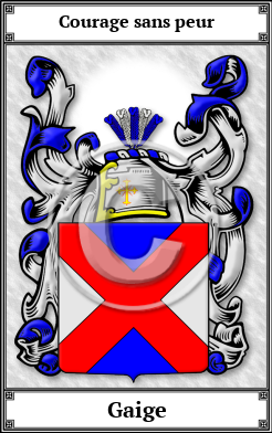 Gaige Family Crest Download (JPG)  Book Plated - 150 DPI