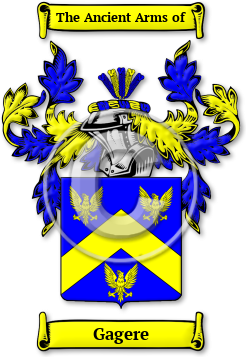 Gagere Family Crest Download (jpg) Legacy Series - 150 DPI