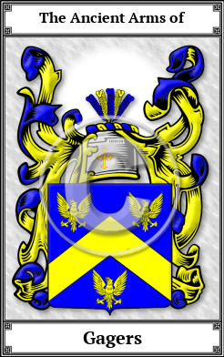 Gagers Family Crest Download (JPG) Book Plated - 600 DPI