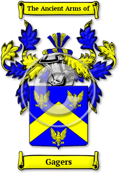 Gagers Family Crest Download (JPG) Legacy Series - 600 DPI
