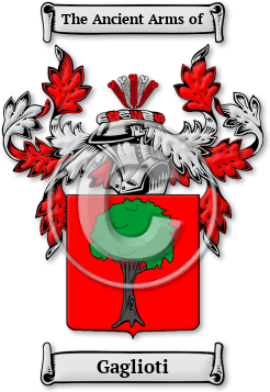 Gaglioti Family Crest Download (jpg) Legacy Series - 150 DPI