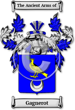 Gagnerot Family Crest Download (jpg) Legacy Series - 150 DPI