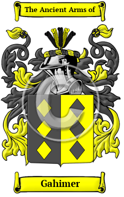 Gahimer Family Crest Download (JPG) Heritage Series - 600 DPI