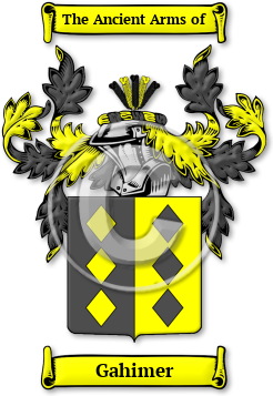 Gahimer Family Crest Download (JPG) Legacy Series - 600 DPI