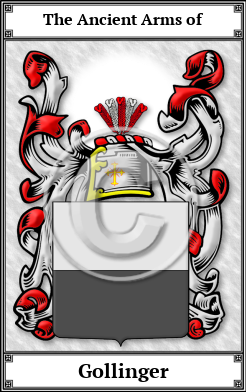 Gollinger Family Crest Download (JPG)  Book Plated - 150 DPI