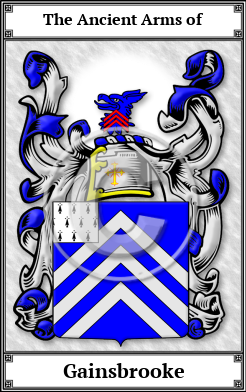 Gainsbrooke Family Crest Download (JPG)  Book Plated - 150 DPI