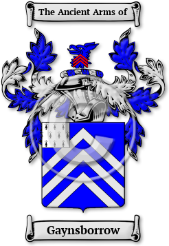 Gaynsborrow Family Crest Download (jpg) Legacy Series - 150 DPI