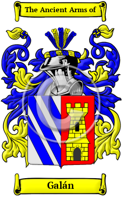 Galán Family Crest Download (JPG) Heritage Series - 300 DPI