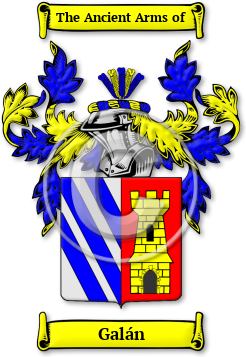 Galán Family Crest Download (JPG) Legacy Series - 300 DPI