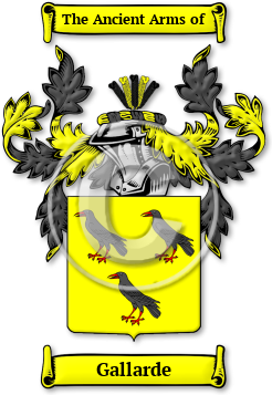 Gallarde Family Crest Download (jpg) Legacy Series - 150 DPI