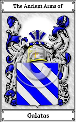 Galatas Family Crest Download (JPG)  Book Plated - 150 DPI
