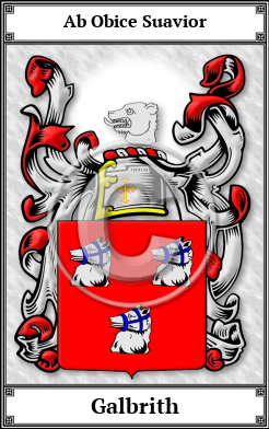 Galbrith Family Crest Download (JPG)  Book Plated - 150 DPI