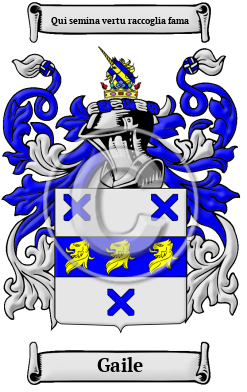 Gaile Family Crest Download (JPG) Heritage Series - 600 DPI