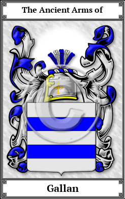 Gallan Family Crest Download (JPG)  Book Plated - 150 DPI